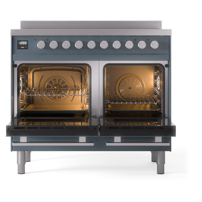 ILVE 40" Professional Plus II Induction Range with 6 Elements, Triple Glass Door - UPDI406WMP