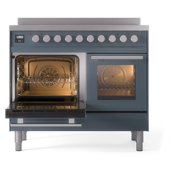 ILVE 40" Professional Plus II Induction Range with 6 Elements, Triple Glass Door - UPDI406WMP