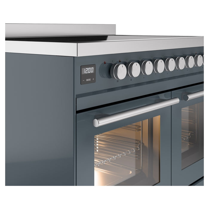 ILVE 40" Professional Plus II Induction Range with 6 Elements, Triple Glass Door - UPDI406WMP