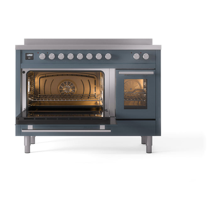 ILVE 40" Professional Plus II Induction Range with 6 Elements, Triple Glass Door - UPDI406WMP