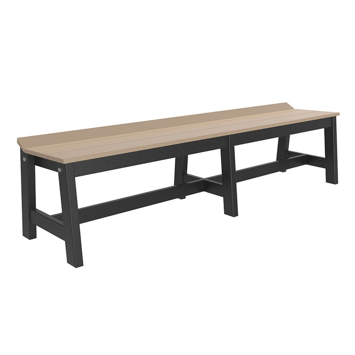 LuxCraft Café Dining Bench 72"
