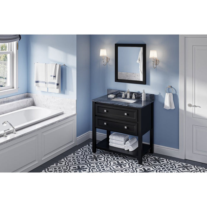 Jeffrey Alexander 36" Black Adler Vanity