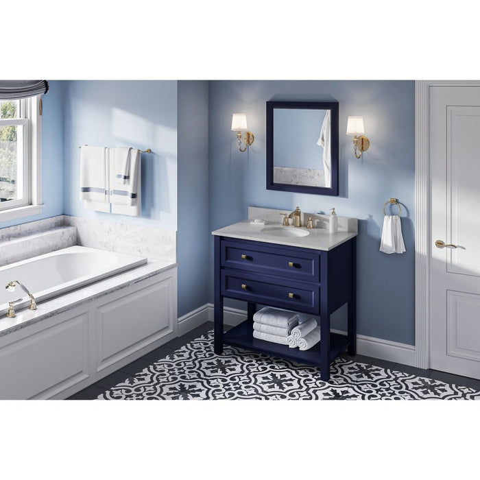 Jeffrey Alexander 36" Hale Blue Adler Vanity