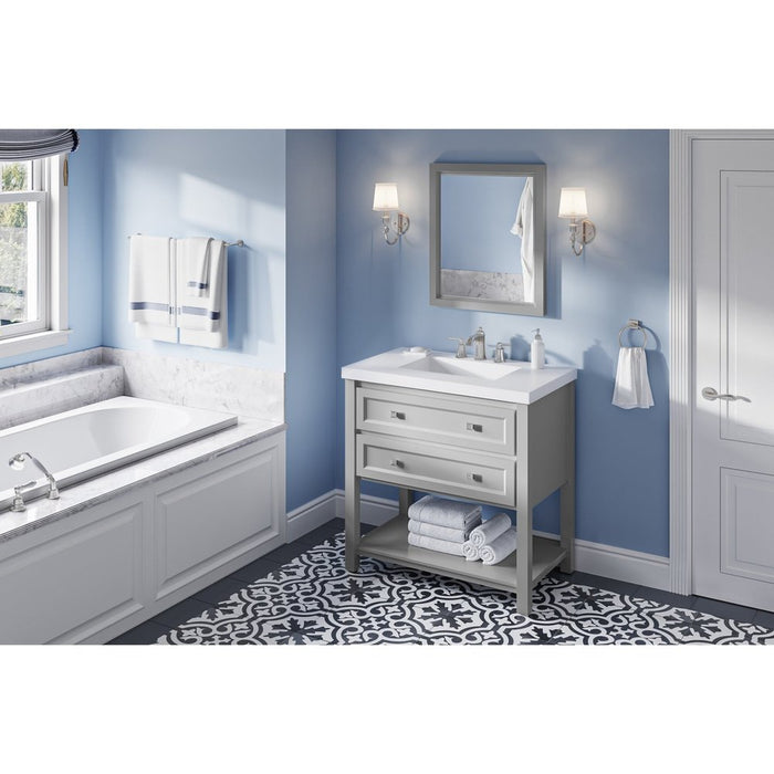 Jeffrey Alexander 36" Grey Adler Vanity