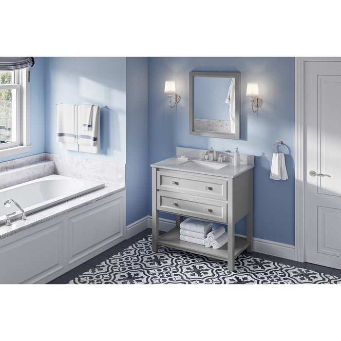 Jeffrey Alexander 36" Grey Adler Vanity