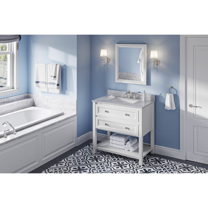 Jeffrey Alexander 36" White Adler Vanity