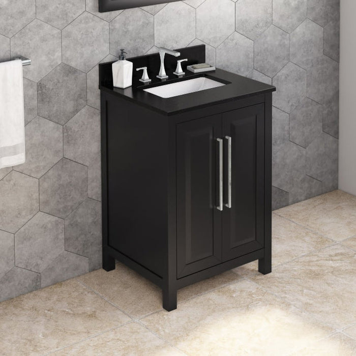 Jeffrey Alexander 24" Black Cade Vanity