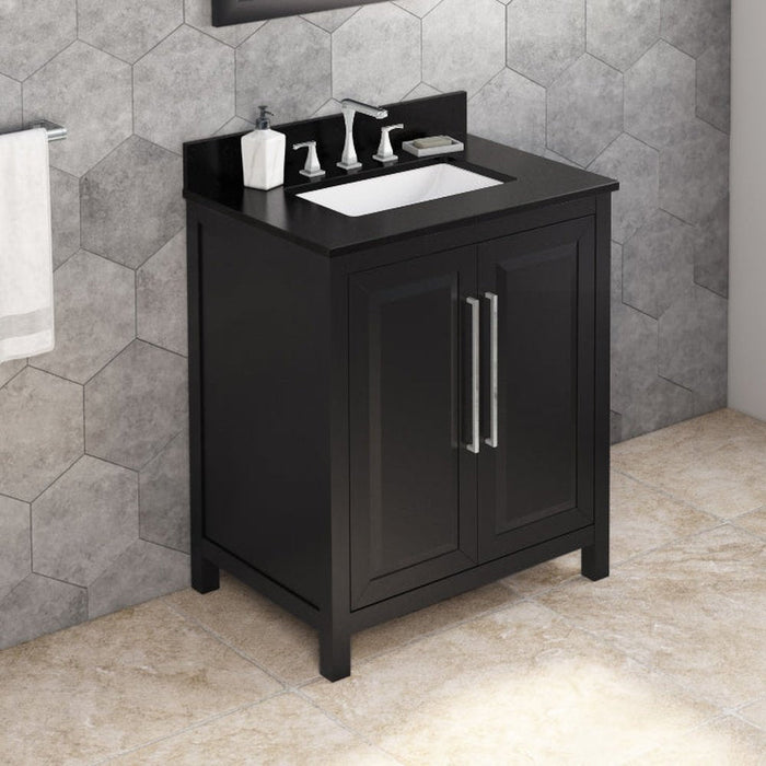 Jeffrey Alexander 30" Black Cade Vanity