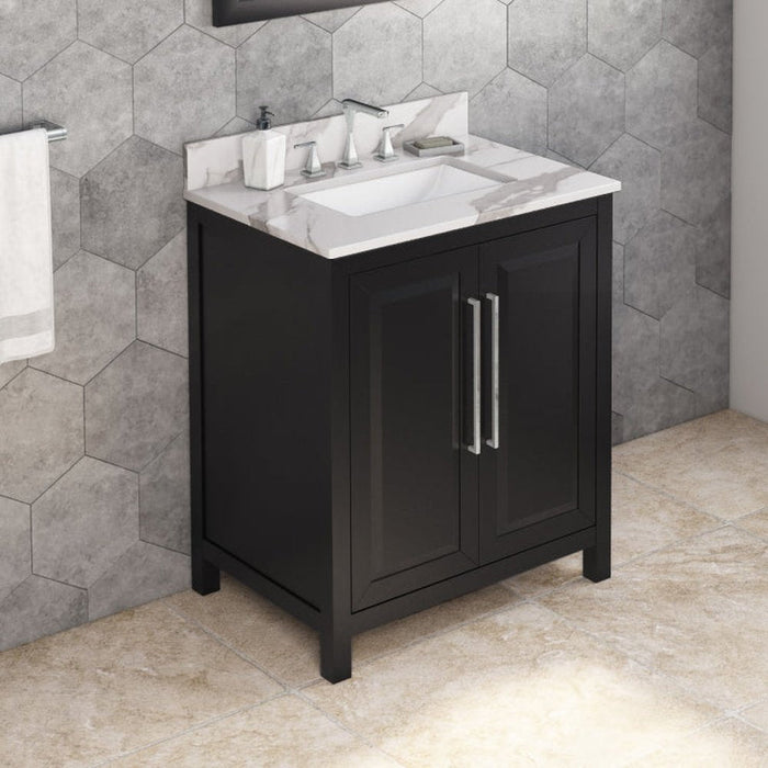 Jeffrey Alexander 30" Black Cade Vanity