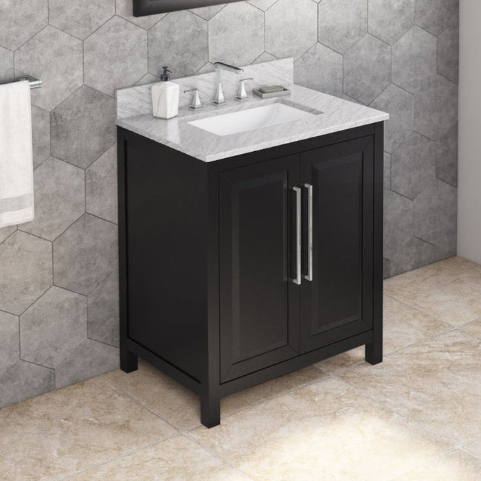 Jeffrey Alexander 30" Black Cade Vanity