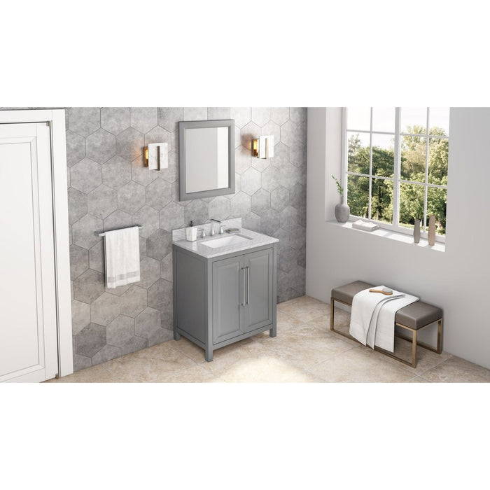 Jeffrey Alexander 30" Grey Cade Vanity