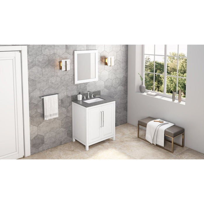 Jeffrey Alexander 30" White Cade Vanity