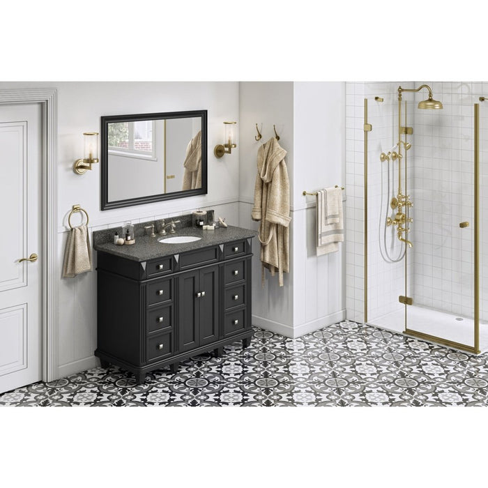 Jeffrey Alexander 48" Black Douglas Vanity