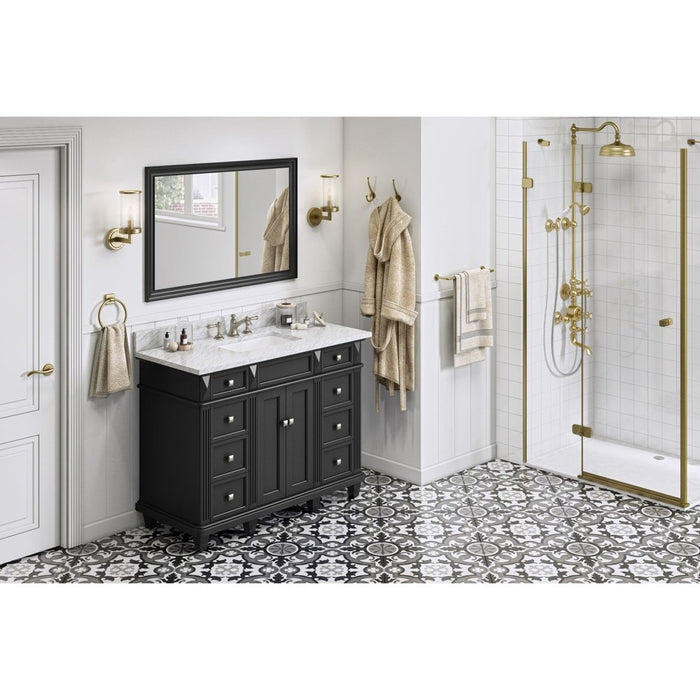 Jeffrey Alexander 48" Black Douglas Vanity