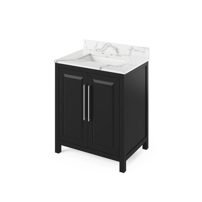 Jeffrey Alexander 30" Black Cade Vanity