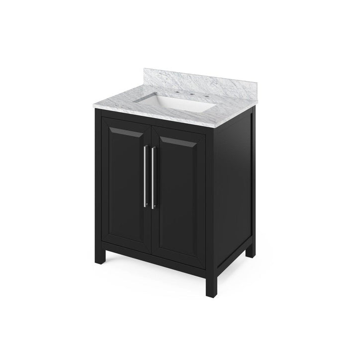 Jeffrey Alexander 30" Black Cade Vanity