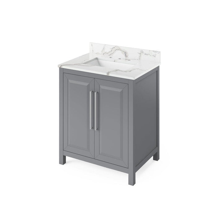 Jeffrey Alexander 30" Grey Cade Vanity