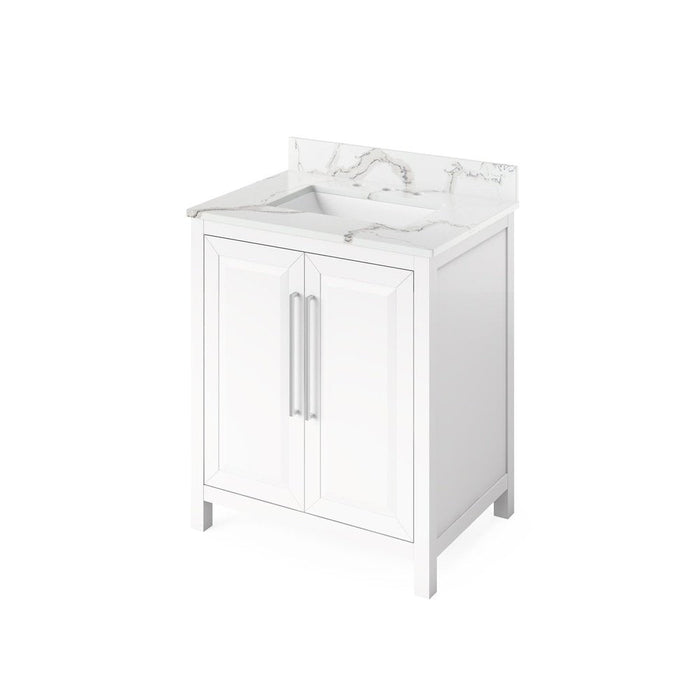 Jeffrey Alexander 30" White Cade Vanity