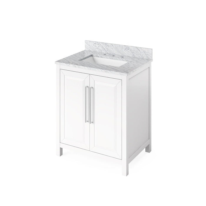 Jeffrey Alexander 30" White Cade Vanity