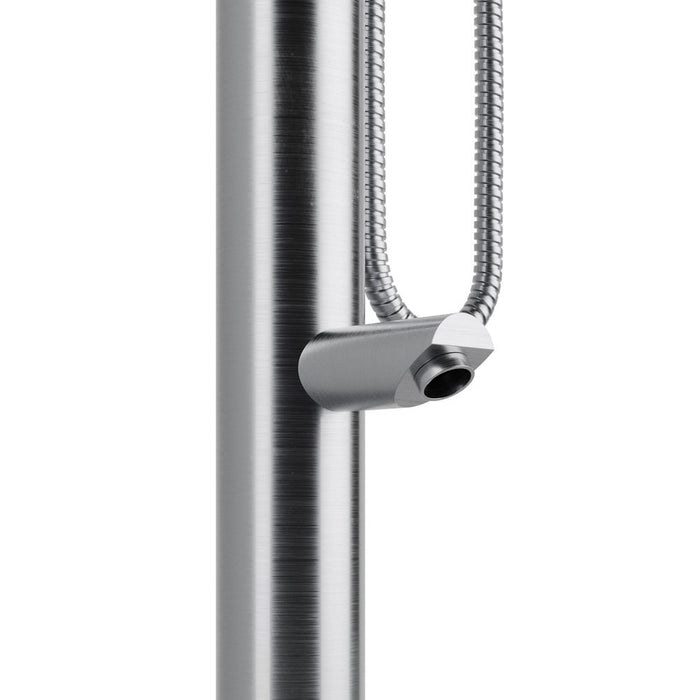 PULSE ShowerSpas Wave Outdoor Brushed Stainless Steel Shower