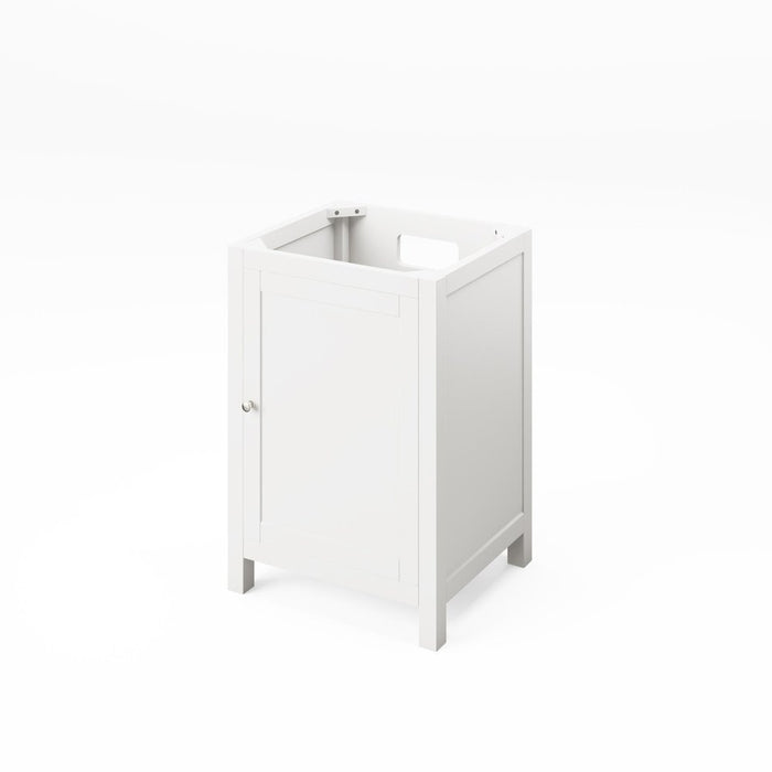 Jeffrey Alexander 24" White Astoria Vanity, Calacatta Vienna Quartz Vanity Top, undermount rectangle bowl