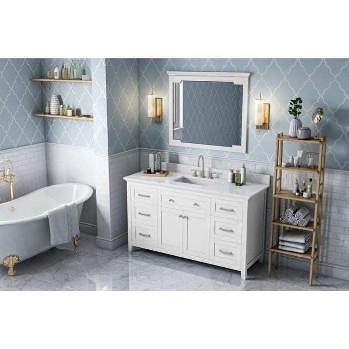 Jeffrey Alexander 60" White Chatham Vanity