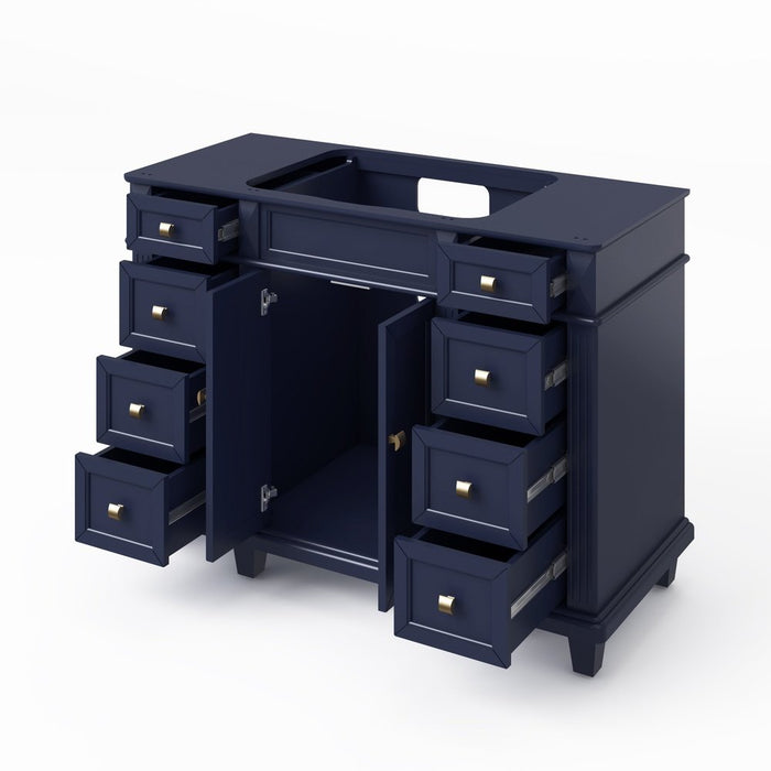 Jeffrey Alexander 48" Black Douglas Vanity