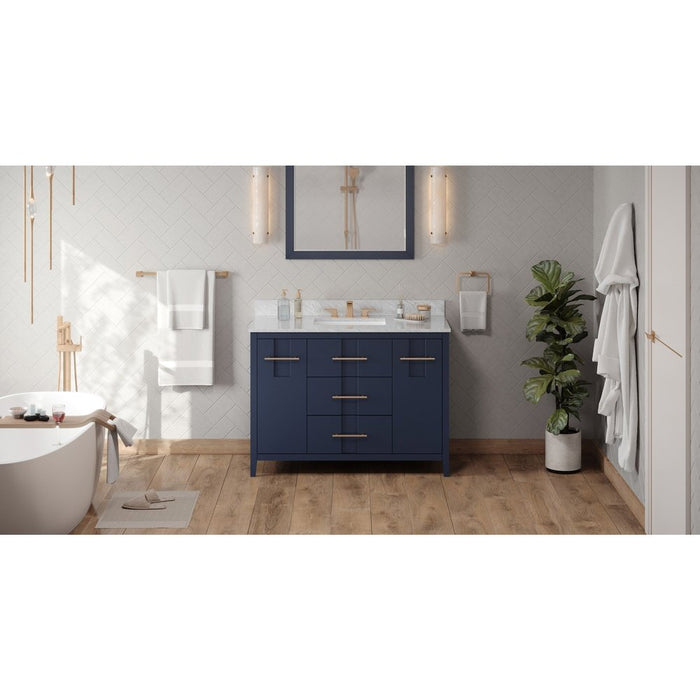 Jeffrey Alexander 48" Hale Blue Katara Vanity