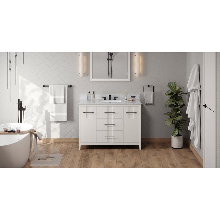 Jeffrey Alexander 48" White Katara Vanity