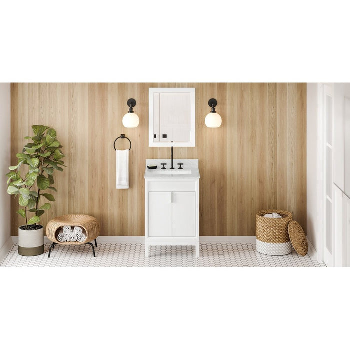 Jeffrey Alexander 24" White Theodora Vanity