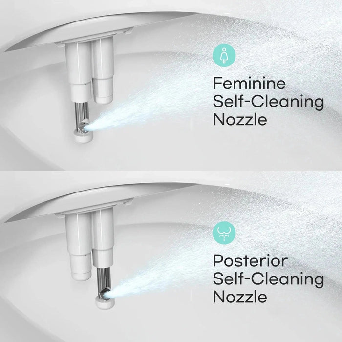 VOVO Stylement Non-electric Bidet Attachment Metal Coated Dual Nozzle System