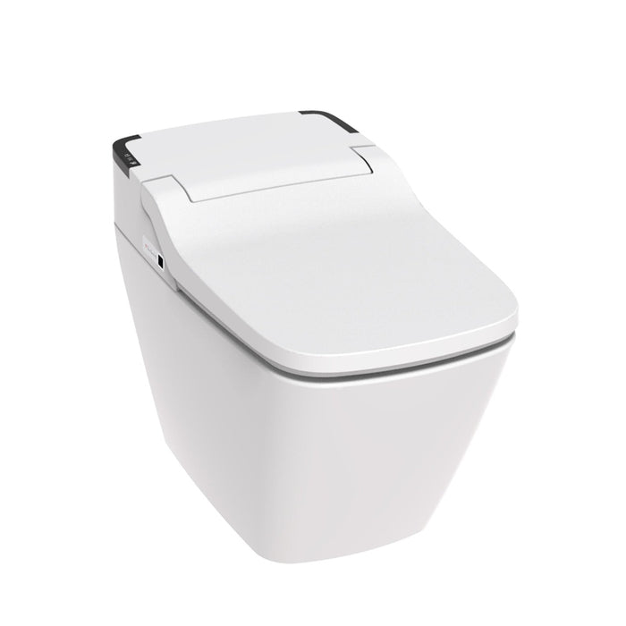 VOVO Stylement TCB-090S Electric Integrated Smart Bidet Toilet With Auto Flush, UV LED Sterilization, Smart Toilet Bidet, Heated Seat, Warm Dry and Water and Remote Control