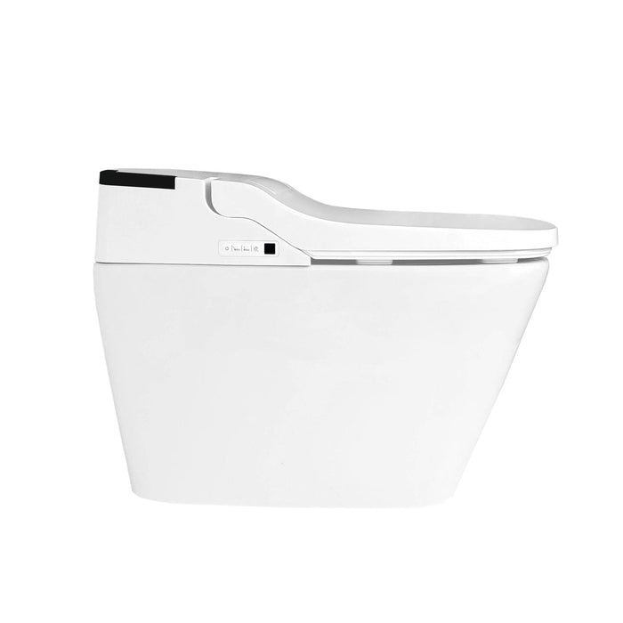 VOVO Stylement TCB-090SA Electric Integrated Smart Bidet Toilet  With Auto Open and Close Lid, Auto Flush, UV LED Sterilization, Heated Seat, Warm Dry and Water and Remote Control
