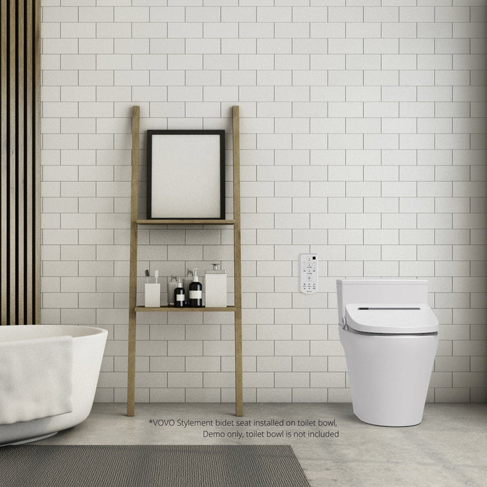 VOVO Stylement VB-4000SE Elongated Electric Premium Smart Bidet Toilet Seat With Wireless Remote Control
