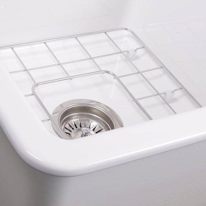 Nantucket Sinks 18-Inch Undermount Fireclay Kitchen Sink Wellfleet-1818W