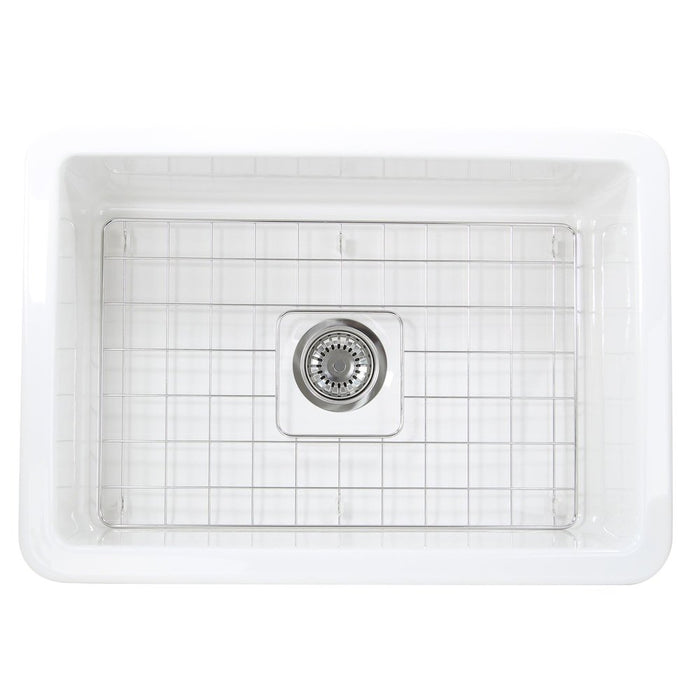 Nantucket Sinks 27-Inch Undermount Fireclay Kitchen Sink Wellfleet-2719W