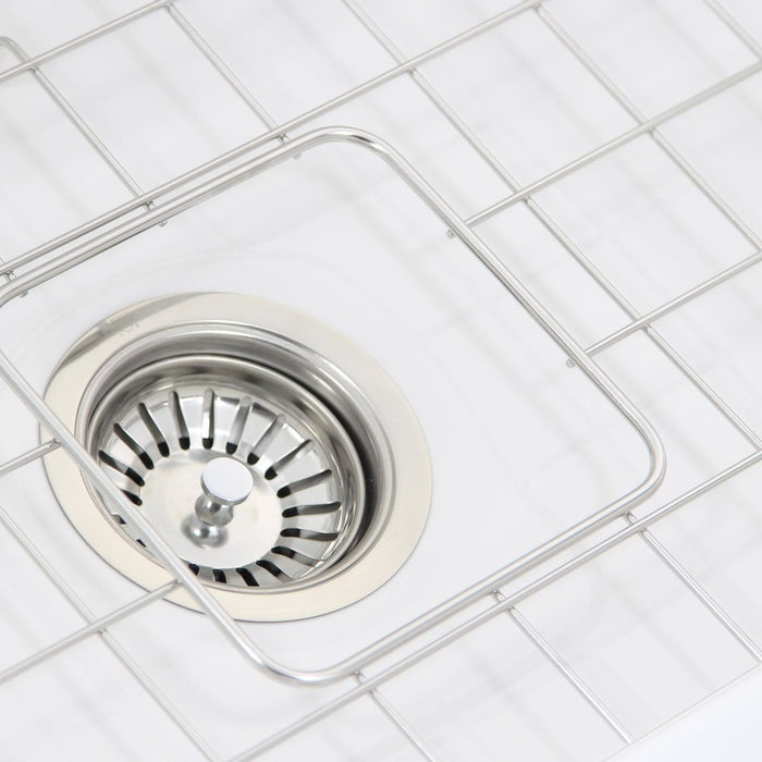 Nantucket Sinks 27-Inch Undermount Fireclay Kitchen Sink Wellfleet-2719W