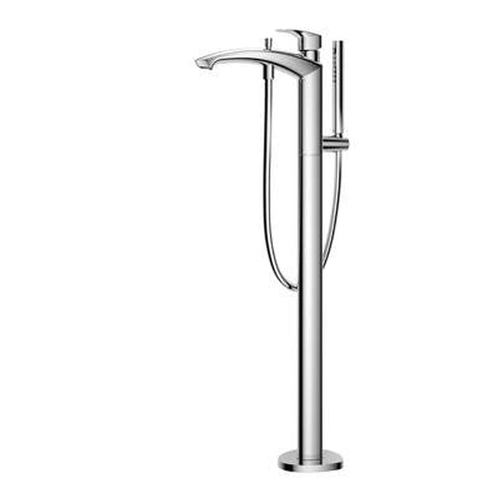 TOTO GM 36 1/4" Single Handle Freestanding Tub Filler with Handshower TBG09306U#PFG