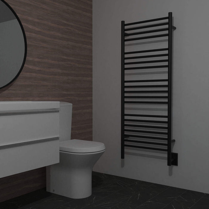 Amba Jeeves D Straight Hardwired Towel Warmer  - 20.5"w x 53"h