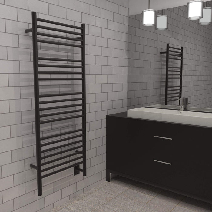 Amba Jeeves D Straight Hardwired Towel Warmer  - 20.5"w x 53"h