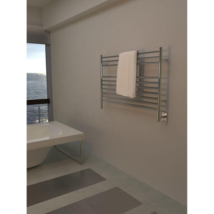 Amba Jeeves L Straight Hardwired Towel Warmer  - 39.5"w x 27"h