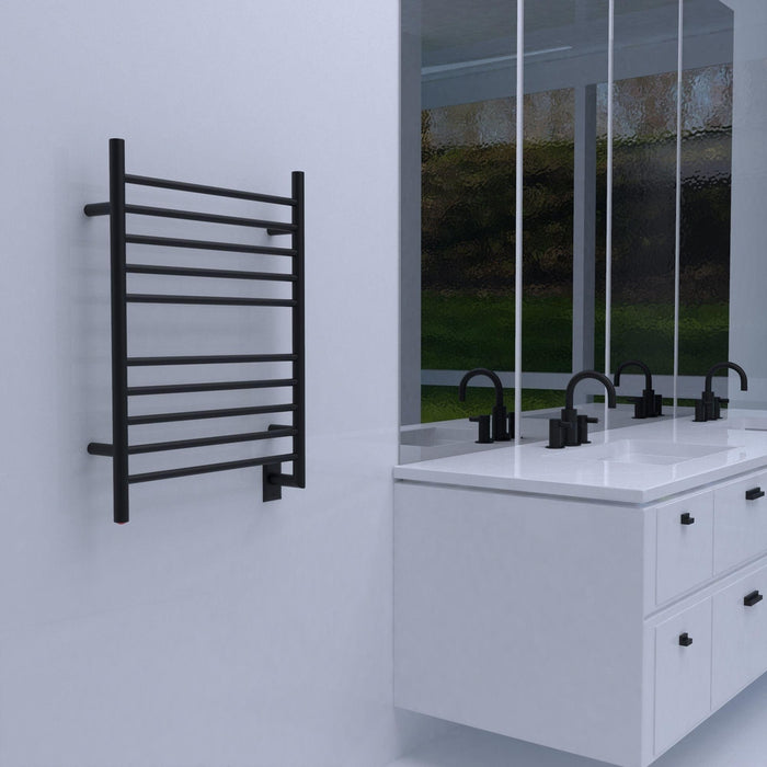 Amba Radiant 10 Bar Straight Hardwired Electric Towel Warmer - 23.75"w x 31.5"h