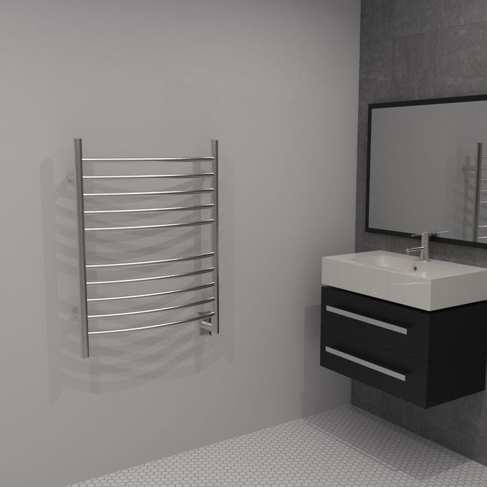 Amba Radiant Curved Hardwired Towel Warmer - 23.75"w x 31.5"h