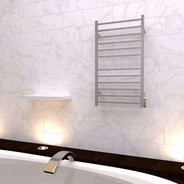 Amba Radiant Large Hardwired Square Towel Warmer - 23.6"w x 41.3"h