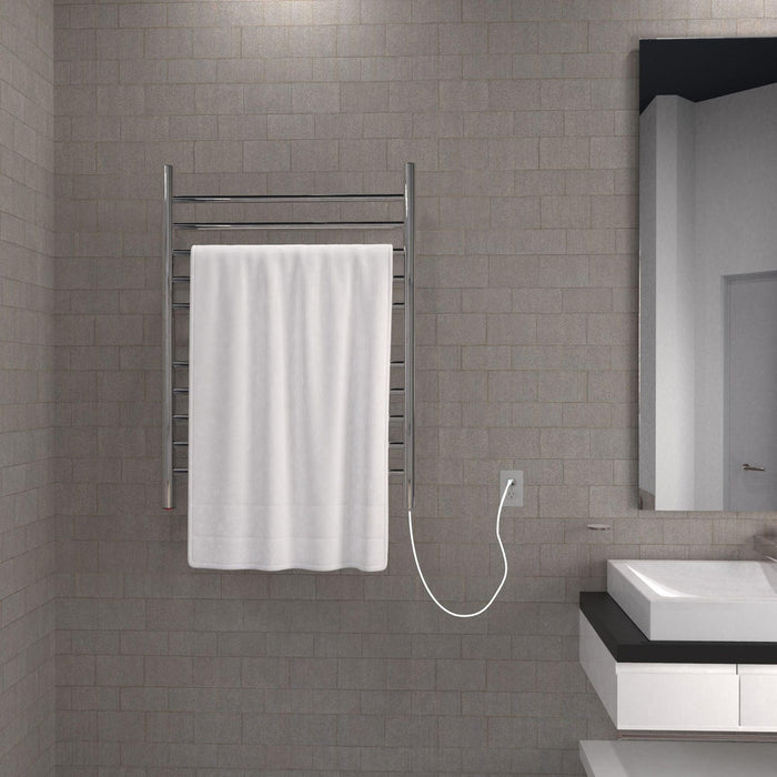 Amba Radiant Plug-In Straight Towel Warmer - 23.75"w x 31.5"h