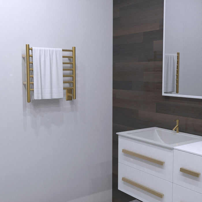 Amba Radiant Small Straight Hardwired or Plug-In Towel Warmer - 20.37"w x 21.25"h