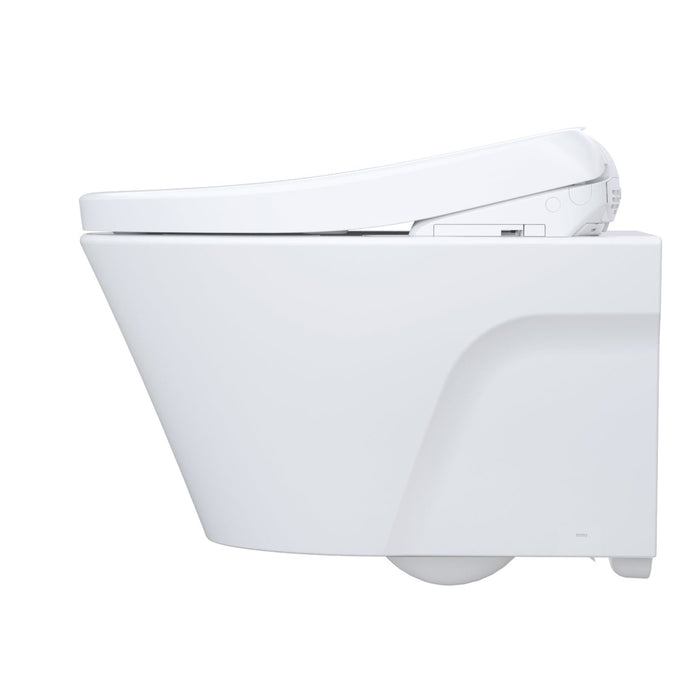 TOTO WASHLET+ AP Wall-Hung Toilet with S7A Bidet Seat and DuoFit In-Wall Auto Dual-Flush Tank