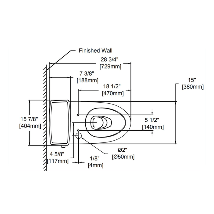 TOTO Connelly Two-Piece Close Coupled Toilet with 1.28 GPF & 0.9 GPF Dual Flush and Right Hand Trip Lever in Cotton MS494234CEMFRG#01