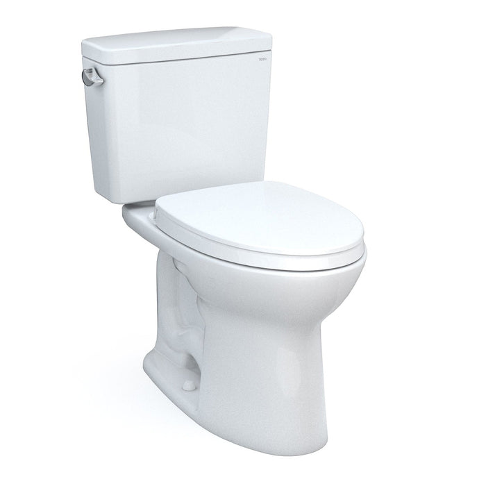 TOTO Drake Two-Piece 1.28 GPF Tornado Flush Toilet with SoftClose Seat, Washlet+ Ready