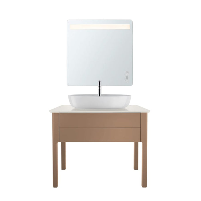 Duravit Luv 71" Free Standing Resin Soaking Tub with Center Drain and Overflow 700434000000090